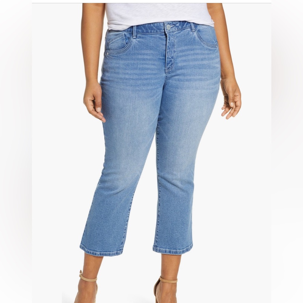 Wit & Wisdom kick flare crop jean.